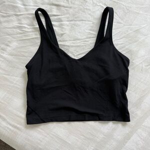 lululemon athletica Black Crop Top